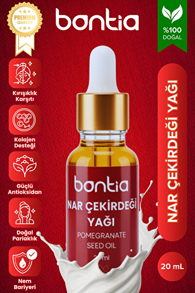 Bontia Nar Çekirdeği Yağı 20 ml | Soğuk Sıkım | Cilt Yenileyici, Anti-aging, ...