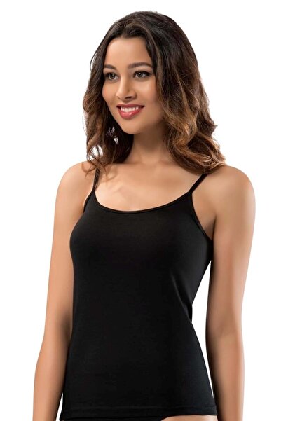 Belinay 0821 İp Askılı Atlet Siyah S