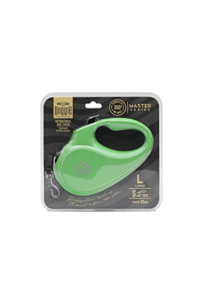 Doggie Master Automatic Dog Extension Leash Tr-Large-Green-50 kg 5 Mt
