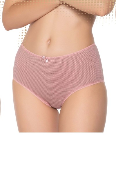 Belinay 3509 Γυναικεία εσώρουχα με ψηλόμεσο μοτίβο 4 τεμαχίων με σχέδιο L