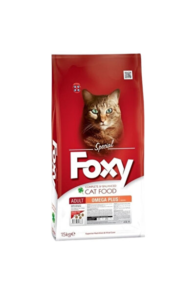 Foxy Omega Plus Balıklı Yetişkin Kedi Maması Yetişkin (1 - 7 Yaş)-15 Kg-Hayır