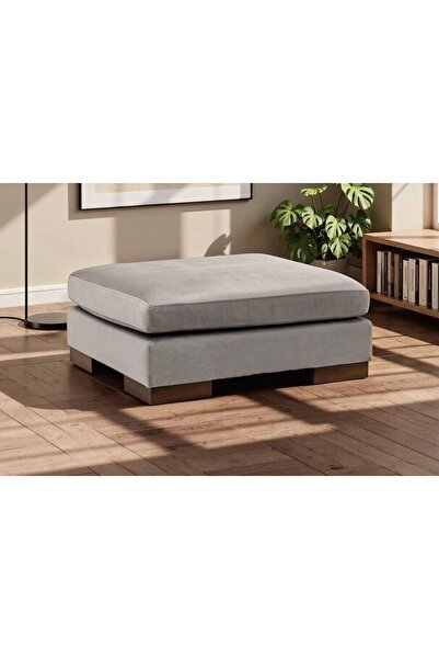 Vivense TULİP PUF, AÇIK GRİ