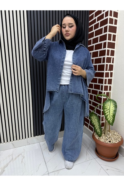 İLGEN TEKSTİL Jeans with elastic waist