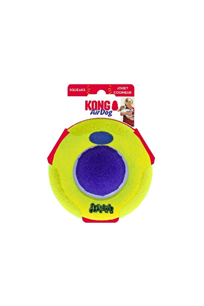 Kong لعبة الكلب الصوتية المستديرة من إير دوج، مقاس متوسط/كبير