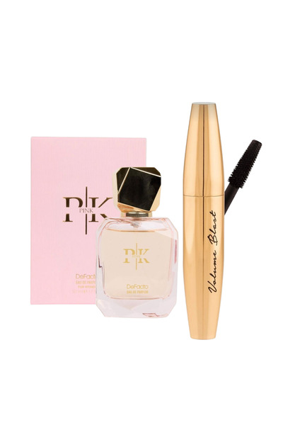 DeFacto Pink EDT 50 ml ve Huncalife Cashmere Gold Maskara 14 ml