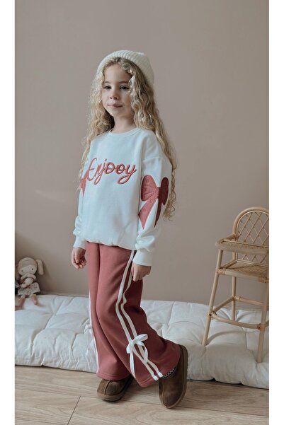 Patriko Момичешки комплект за новия сезон, зимен, с бродерия, широки крачоли,...