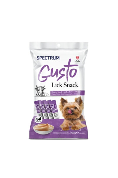 Spectrum Gusto Dana Etli ve Tatlı Patatesli Sıvı Yetişkin Köpek Ödül Maması 6...