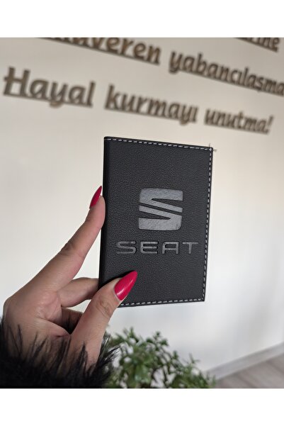 EFE DERİ Efe Deri Seat Dikişli Oto Ruhsat Kılıfı Kabı Araç Ruhsat Koruyucu Ru...