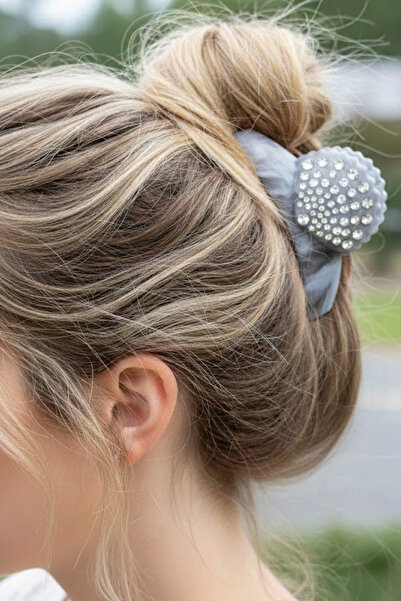 CAŞ DEKORASYON لون رمادي صدف نموذج حجر العظام مزلاج مشبك