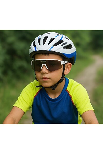 NZCollection Çocuk Bisiklet Koşu Kayak Gözlüğü 4-12 Y