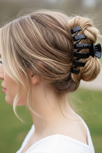 CAŞ DEKORASYON Black Color Latch Buckle