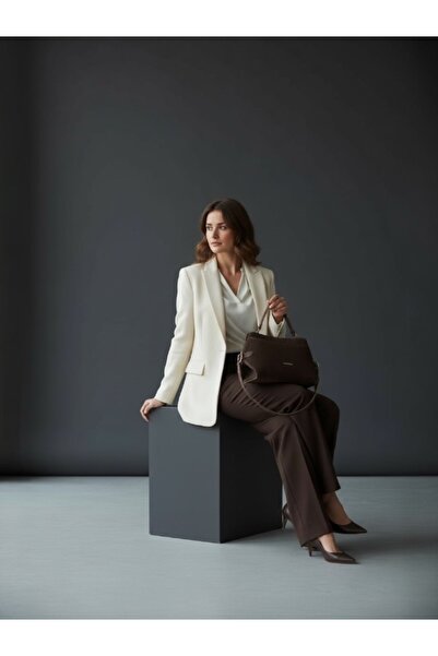 Crazy Genuine Suede Leather Front Panel Women's Shoulder & Hand Bag – Premium Designer Bag for Stylish Everyday Use