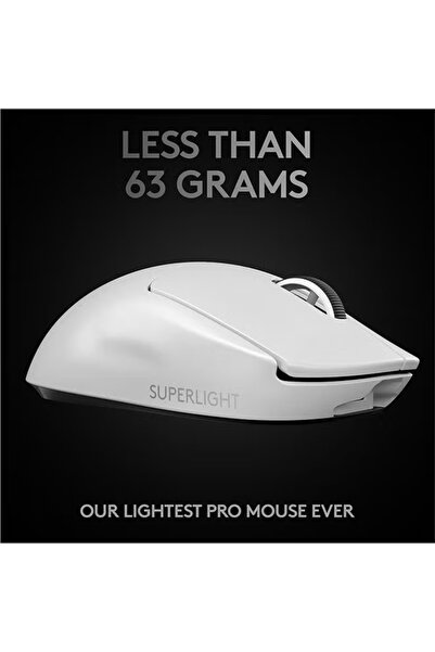 logitech G PRO X SUPERLIGHT Wireless Gaming Mouse - White