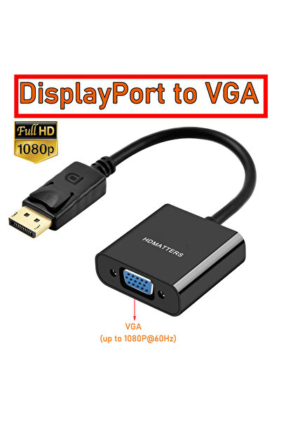 Choice اختر الطراز DP إلى VGA 1080P DisplayPort إلى HDMI 4K DP VGA HDMI DVI M...