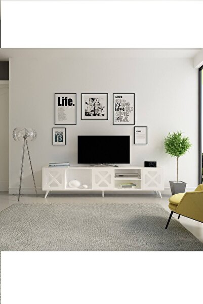 Decorotika Sinef Tv Ünitesi Beyaz