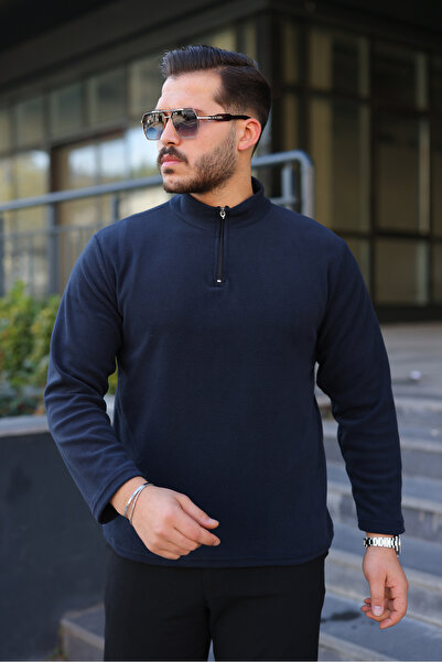 Berka Mock Neck Polar Sweatshirt – Cold-Proof, Non-Pilling, Comfortable Fit