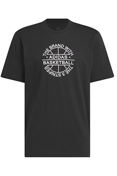 adidas Verbiage Tee Men's Basketball T-Shirt Jx1745 Black