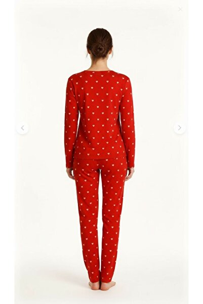 BAMBUTKİDS Transitional Long Sleeve Suede Women's Pajama Set- Crew Neck Women's Pajamas