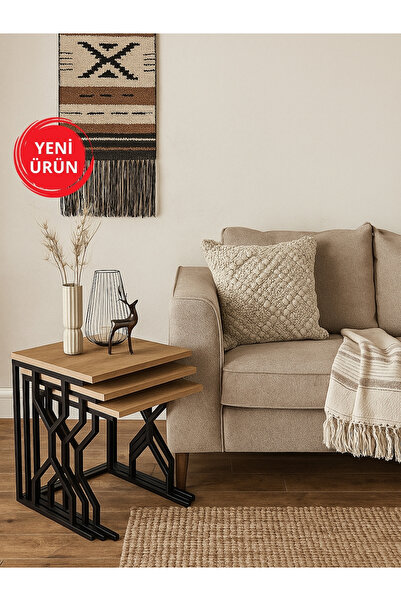 dorpek Nanette 3 lü Zigon Sehpa