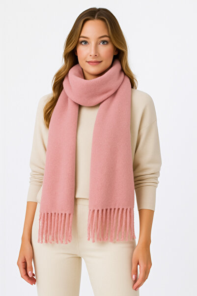 CapZone Women's Soft Tassel Scarf |   Thick Winter Soft Shawl Brown