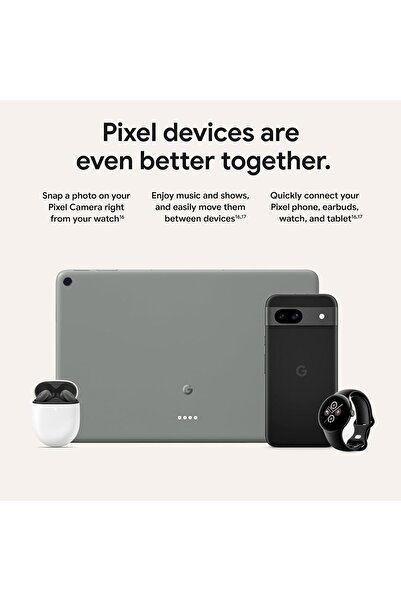 Google Pixel 8a, 6.1" Actua OLED 120Hz, 8GB RAM, 128GB, 4300mAh, Obsidian