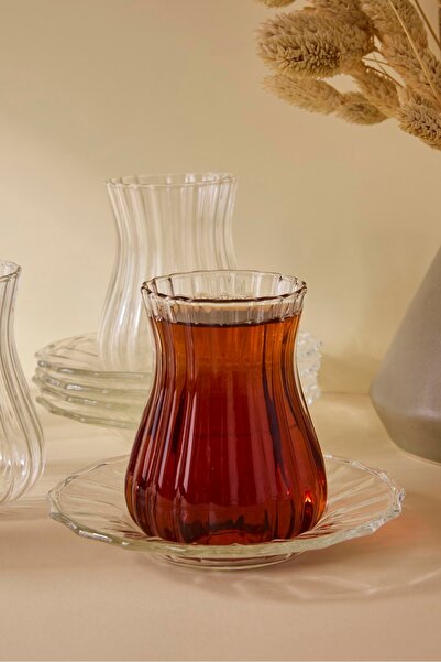 Perotti Harmancık 12 Piece Glass Tea Set 170 ml