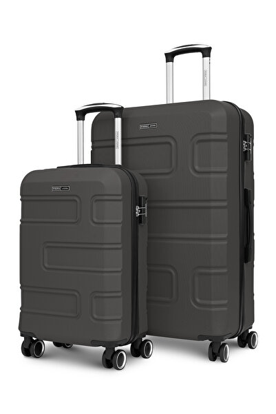 PARAJOHN UrbanShield 2-piece Luggage Set Abs Hard Shell Check-in Trolley Bag With 360° Spinner Wheels & Lock