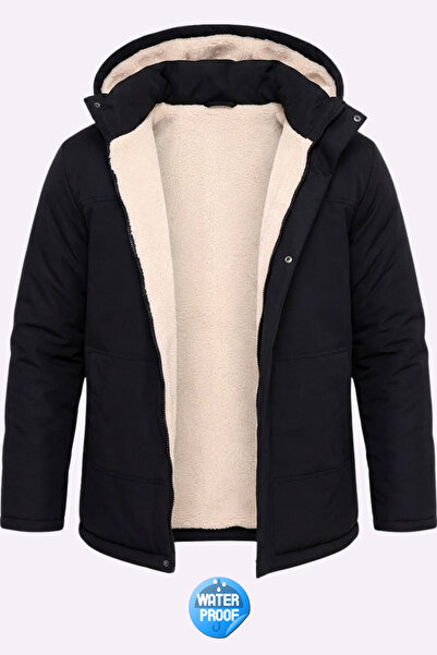 Montland Palton și haină și parka de iarnă cu glugă pentru bărbați, cu glugă,...