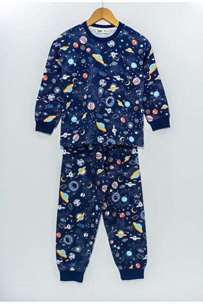 bunny hopp Set de pijamale pentru băieți cu mânecă lungă, 100% bumbac, cu imp...