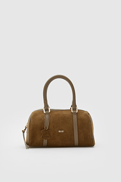 OGGO حقيبة كروس من جلد الغزال الأصلي من سويفيا