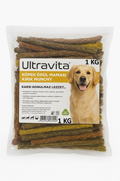 ULTRAVİTA 1 KG YÜKSEK PROTEİNLİ KURUTULMUŞ ATIŞTIRMALIK RENKLİ KIRIK MUNCHY Ç...