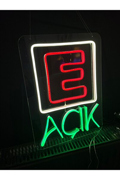 Neon LED TABELA ECZANE AÇIK YAZISI