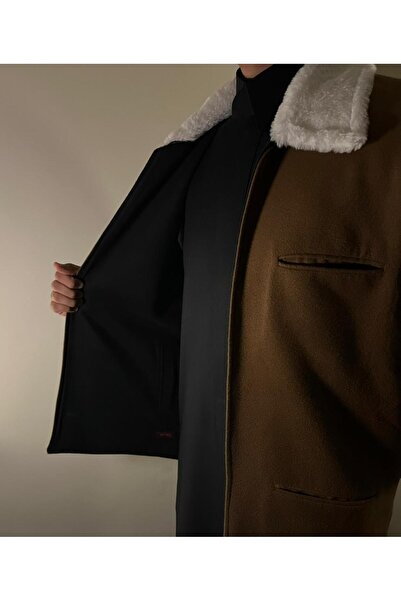 Aktham 🧥 Luxurious winter wool vest with a soft fur lining