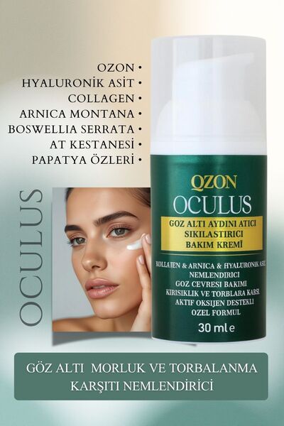 AGNODICE QZON Oculus – Sıkılaştırıcı Gözaltı Kremi & Göz Altı Torbası, Kırışı...