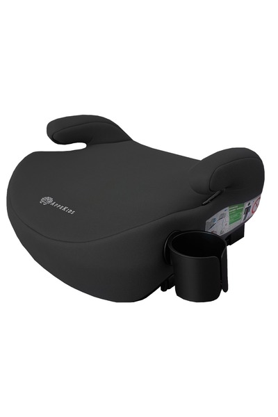 APPEKIDS Inaltator auto cu isofix, I-SIZE, 125-150 cm , Junior - Black