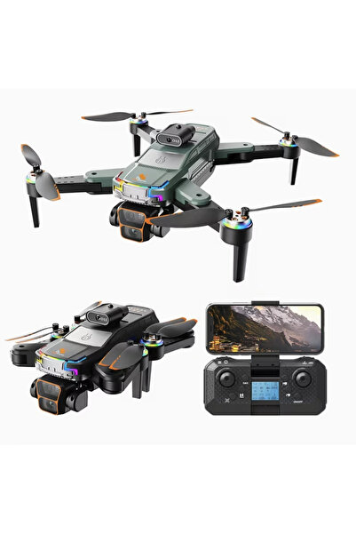 yollayenilensin JS39 Drone 4.3" Lcd Ekranlı Kumandalı Akıllı Engel Kaçınma HD Kamera Katlanabilir Mini Drone