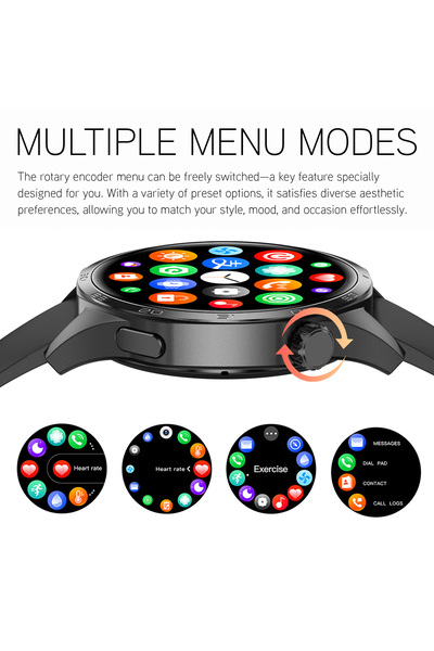 M Magic Blaze Digital Dreams Delivered Magic Blaze Watch5 Pro Smartwatch (1.53” HD, GPS, NFC, Bluetooth Calls, Heart Rate, Sleep, Temp)