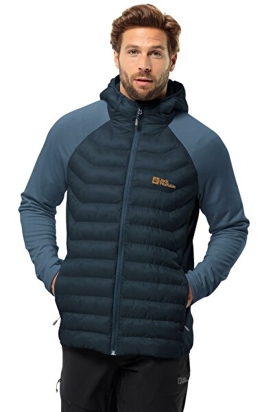 Jack Wolfskin Routeburn Pro Hybrid m Men's Oudoor Jacket 1710512-C0412 Navy Blue
