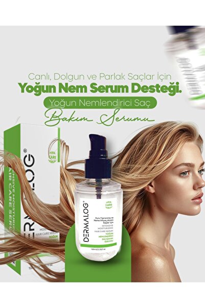 DERMALOG Kuru Ve Yıpranmış Saçlar Için Yoğun Nemlendirici Saç Serumu 100 ml (MULTİ FORMÜL)