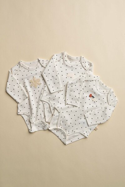 Oh La La Koala For Little Ones 3-Piece Winter Series Long Sleeve Snap-On Body...