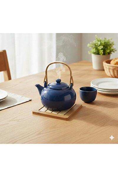 dyris Doğal Ahşap Kare Nihale – 15x15 cm Isıya Dayanıklı Mutfak ve Masa Altlığı