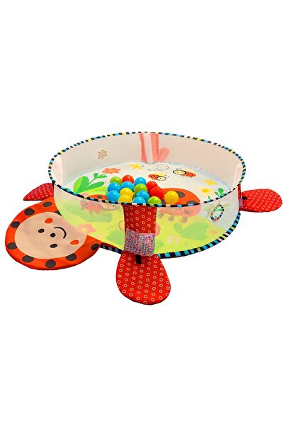 BUDİZZZ Ladybug Activity and Play Mat Turning into a Ball Pool |   3 in 1 Activity Rug