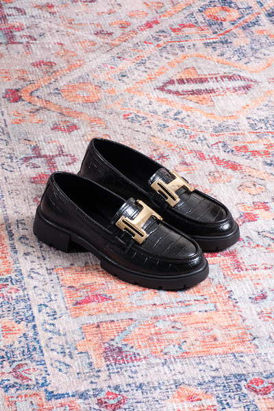 DUXAL SHOES Жіночі мокасини на високій підошві з пряжкою повсякденне взуття