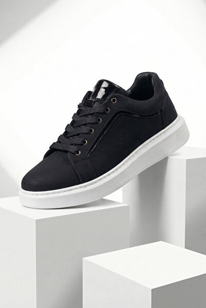 sauron Pánská sportovní obuv Denní teniska Měkká černá barva Ortopedická podr...