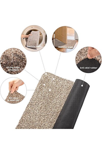 OEM Door Mat from Microfiber with High Dirt Absorption 70x46 cm