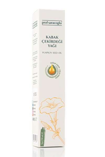 prof saracoğlu Soğuk Sıkım Kabak Çekirdeği Yağı Doğal 250 ml