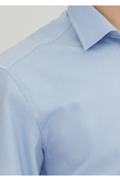 Ramsey Dark Blue Regular Fit Woven Classic 100% Cotton Shirt