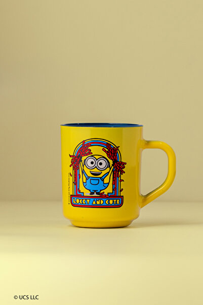 Rakle Set of 2 Minions Mugs Orange-Yellow 246 Cc