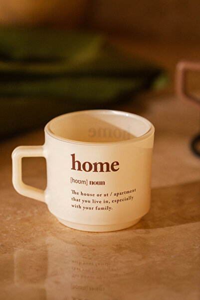 Rakle Cozy Metal Stand 4-Piece Mug Set 180 Cc