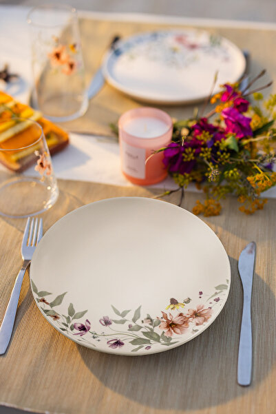 Rakle Darrel Ceramic 4-Piece Serving Plate Set 25.5 cm